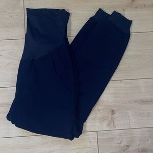 FIGS navy blue maternity scrubs